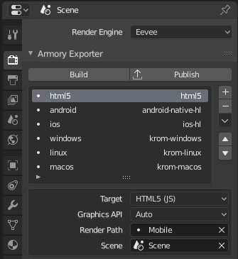 Armory Exporter Example