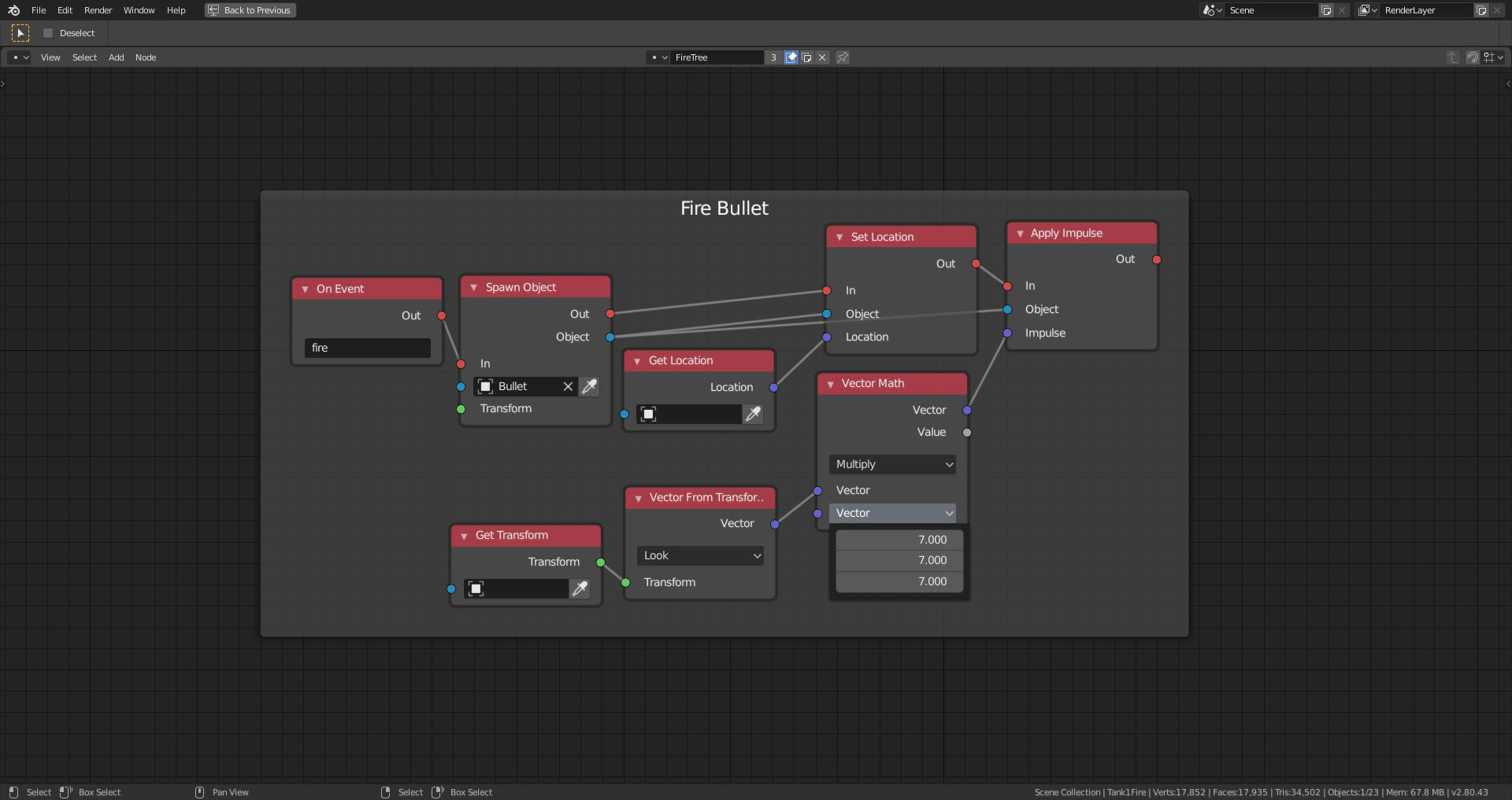 Logic Node Editor Example